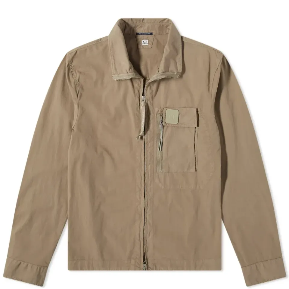 Metropolis Patch Logo Zip Overshirt