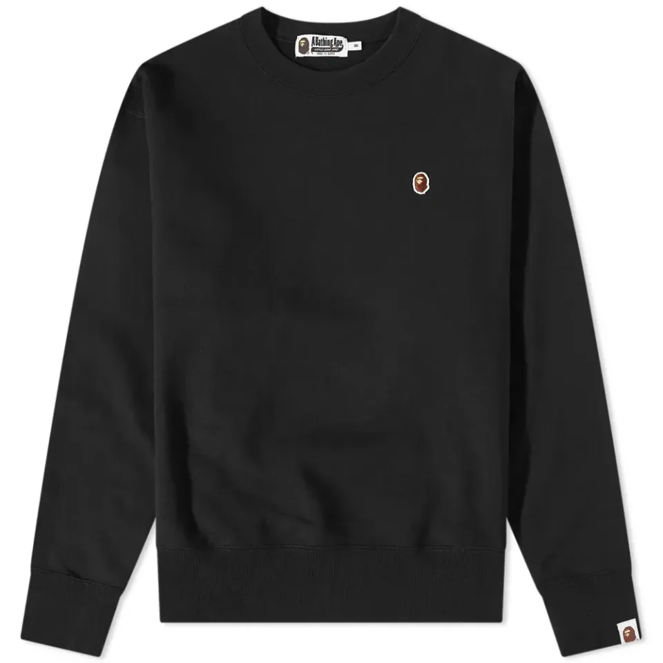 Ape Head One Point Relaxed Fit Crew Sweat