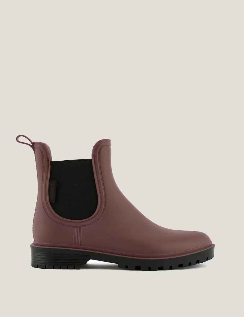 Lady Harriett II Chelsea Ankle Wellies Red