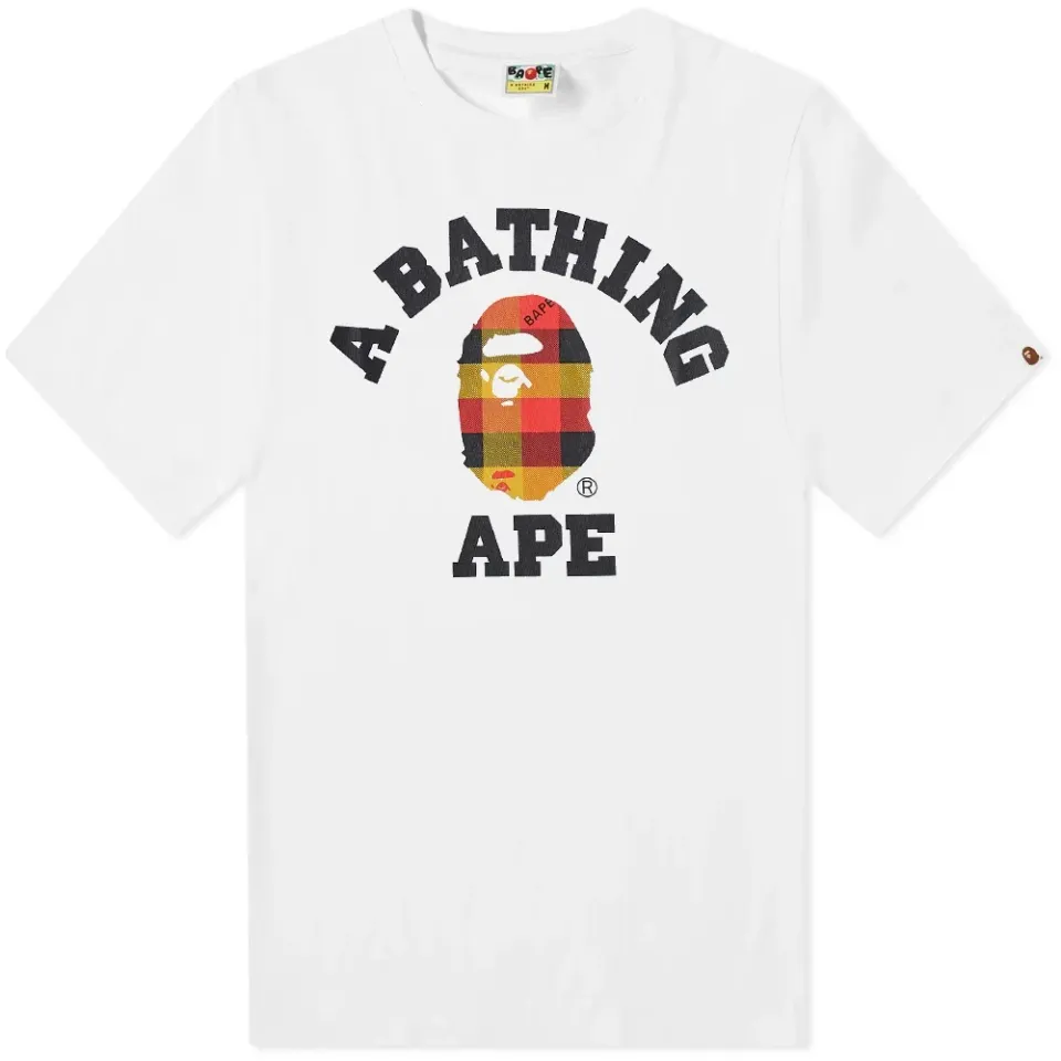 Block Check College T-Shirt C