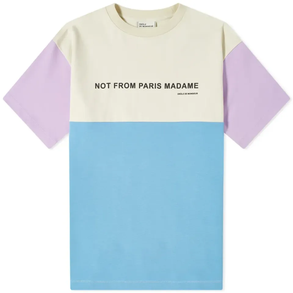 Not From Paris Madame Panelled Tee
