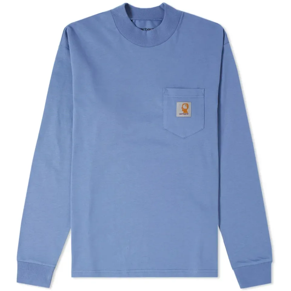 x Carhartt Long Sleeve Swan Mock Neck Tee