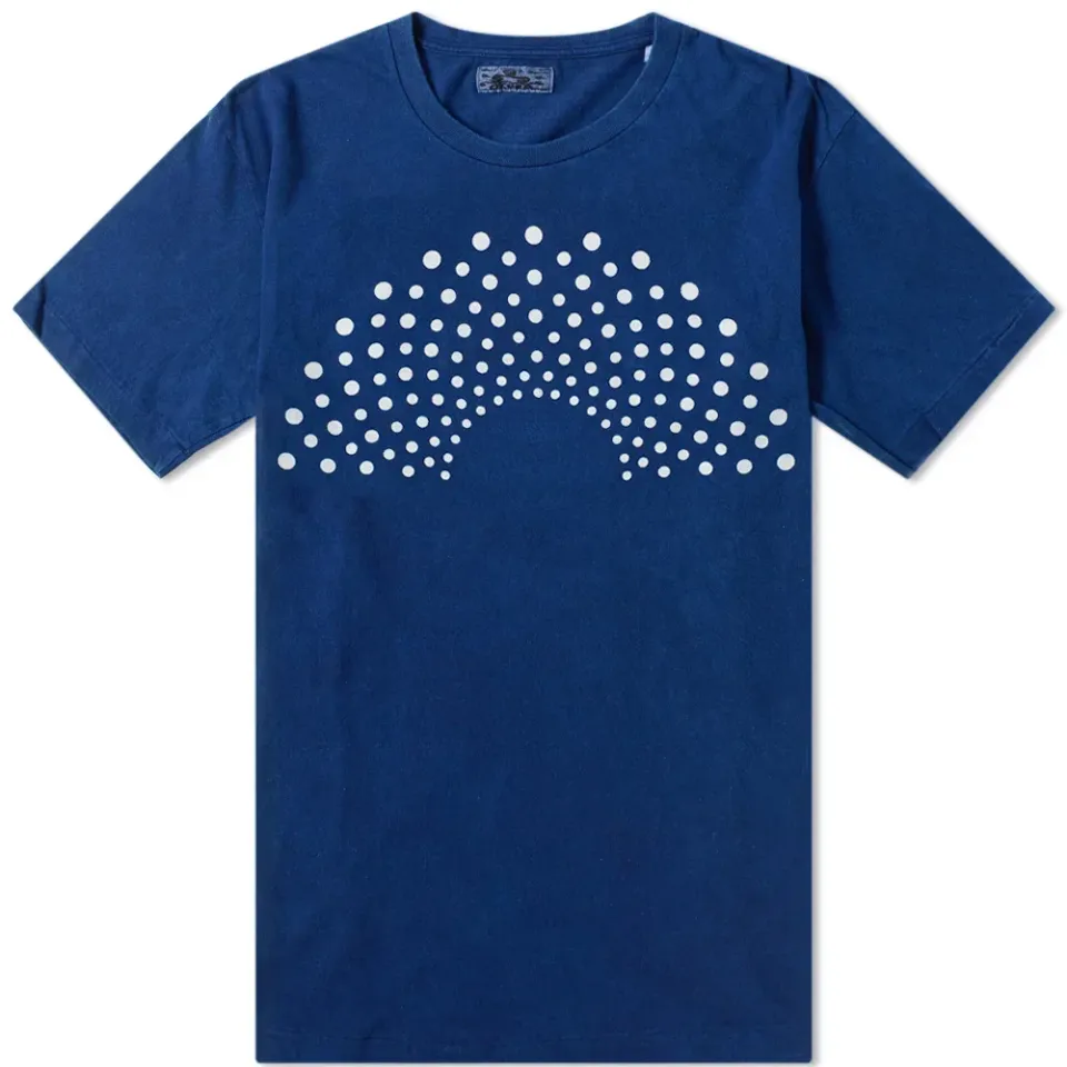Bassen Dyed Dot Tee