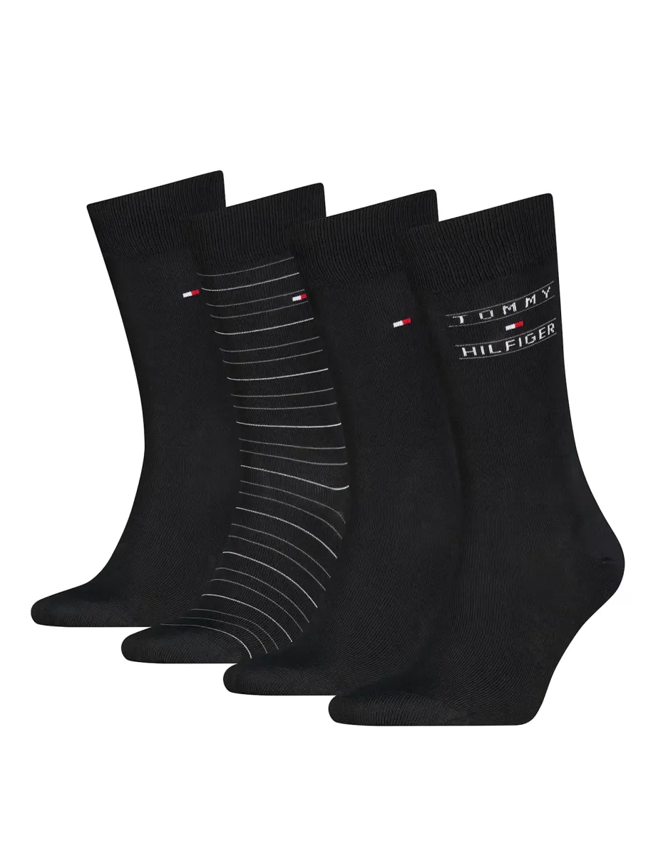 4 Pack Cotton Rich Striped Socks