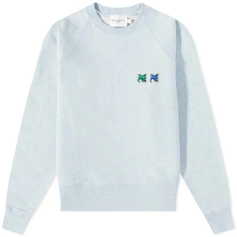 Double Monochrome Fox Head Classic Sweatshirt
