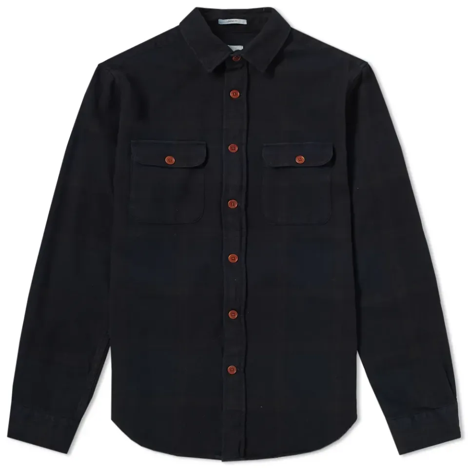 Overdyed Flannel Check Shirt