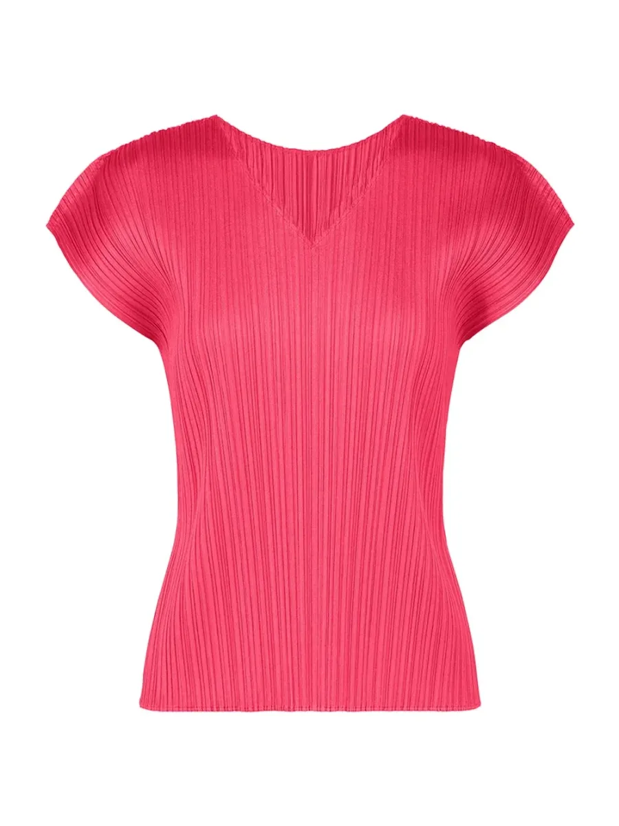 Pleats Please Monthly Colors June Top Bright Pink