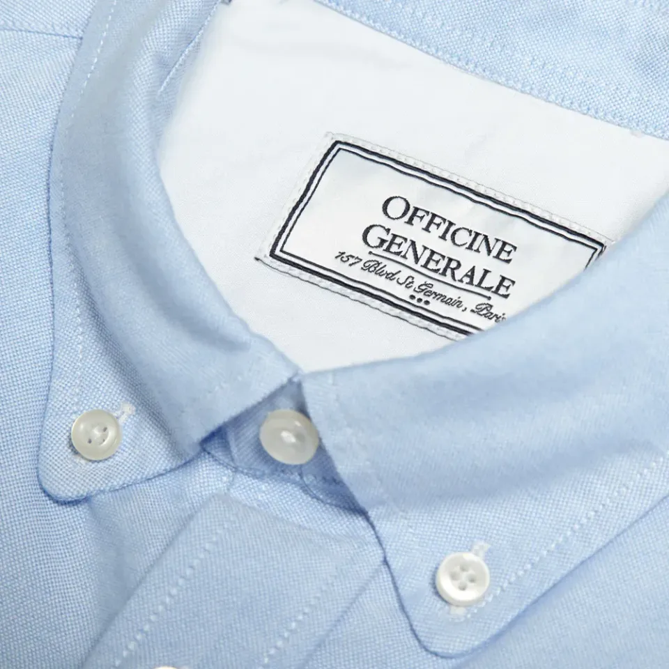 Button Down Japanese Selvedge Oxford Shirt