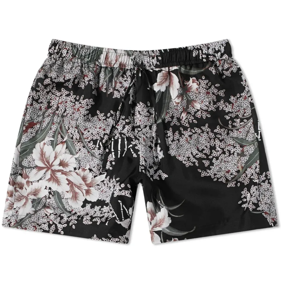 Hibiscus Tiki Shorts