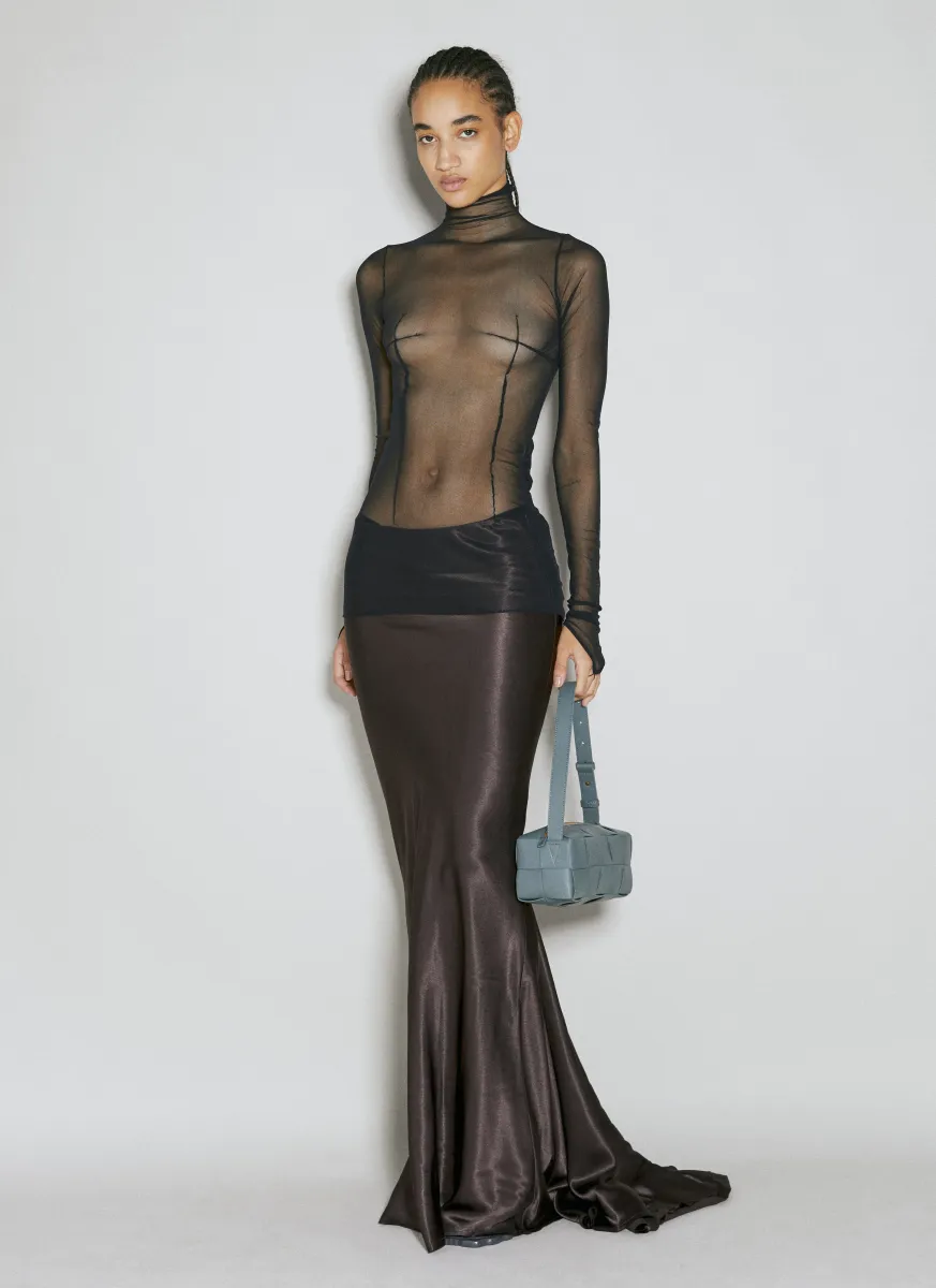 Zenia Long Sleeve High Neck Top