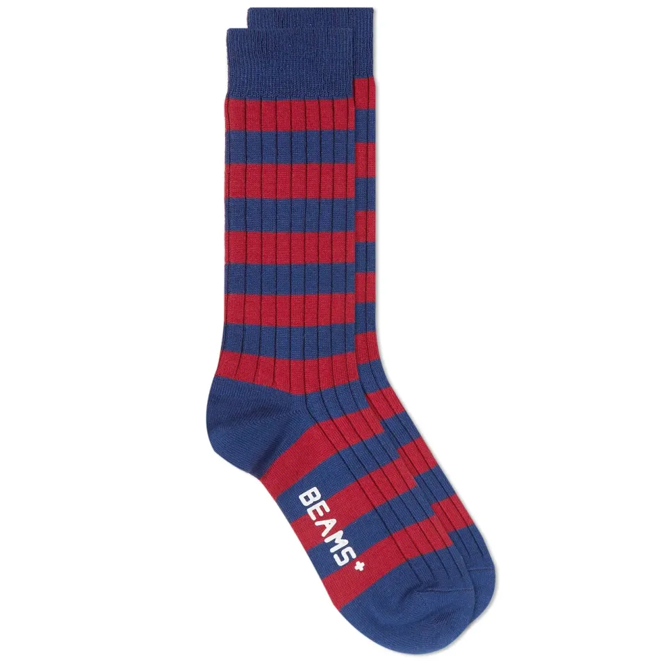 Stripe Rib Sock