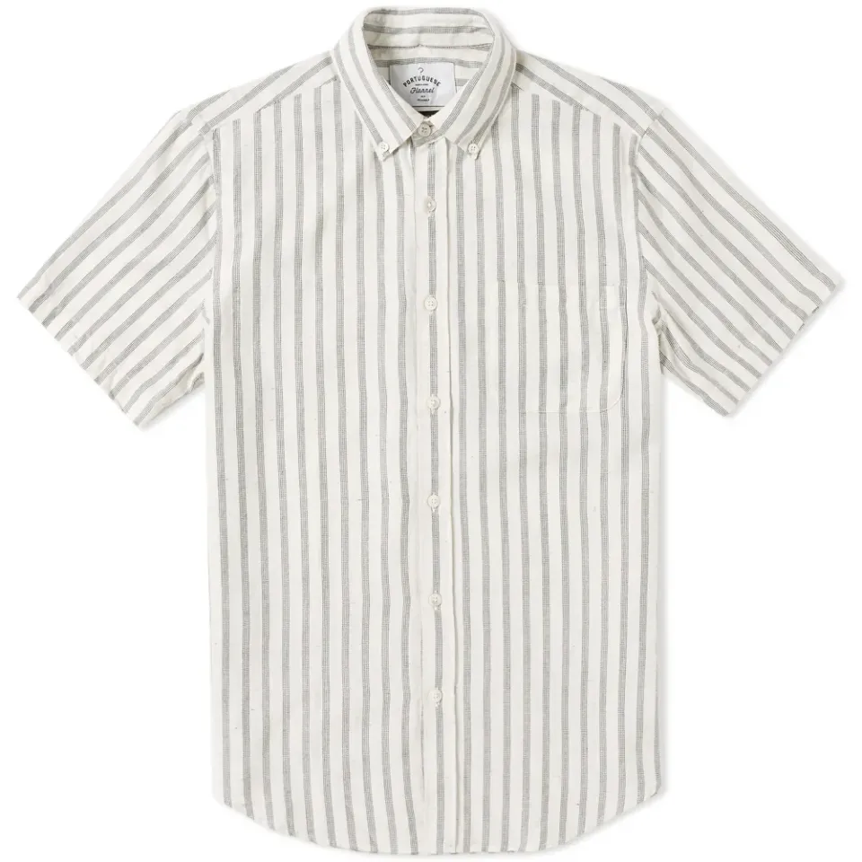 Button Down Short Sleeve Borborto Shirt