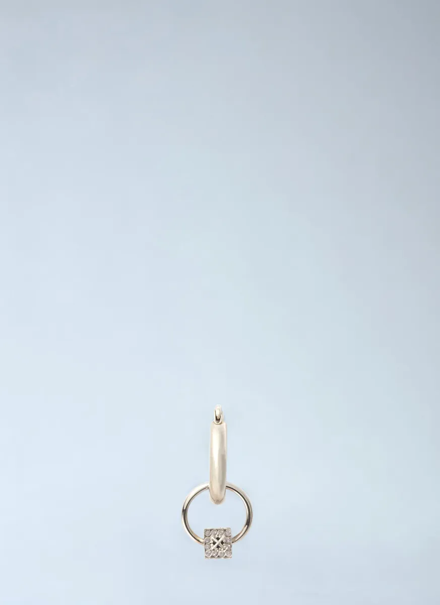 Mini Dice Mono Hoop Earring