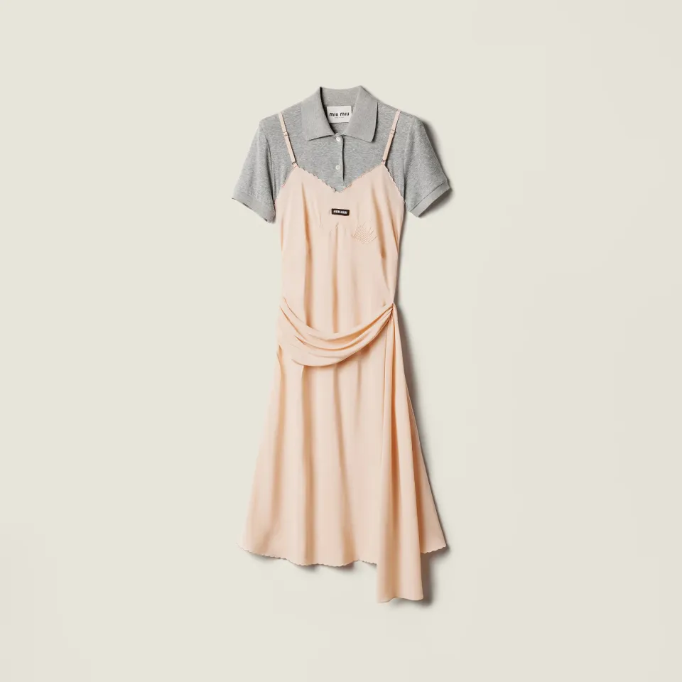 Marocain crepe dress
