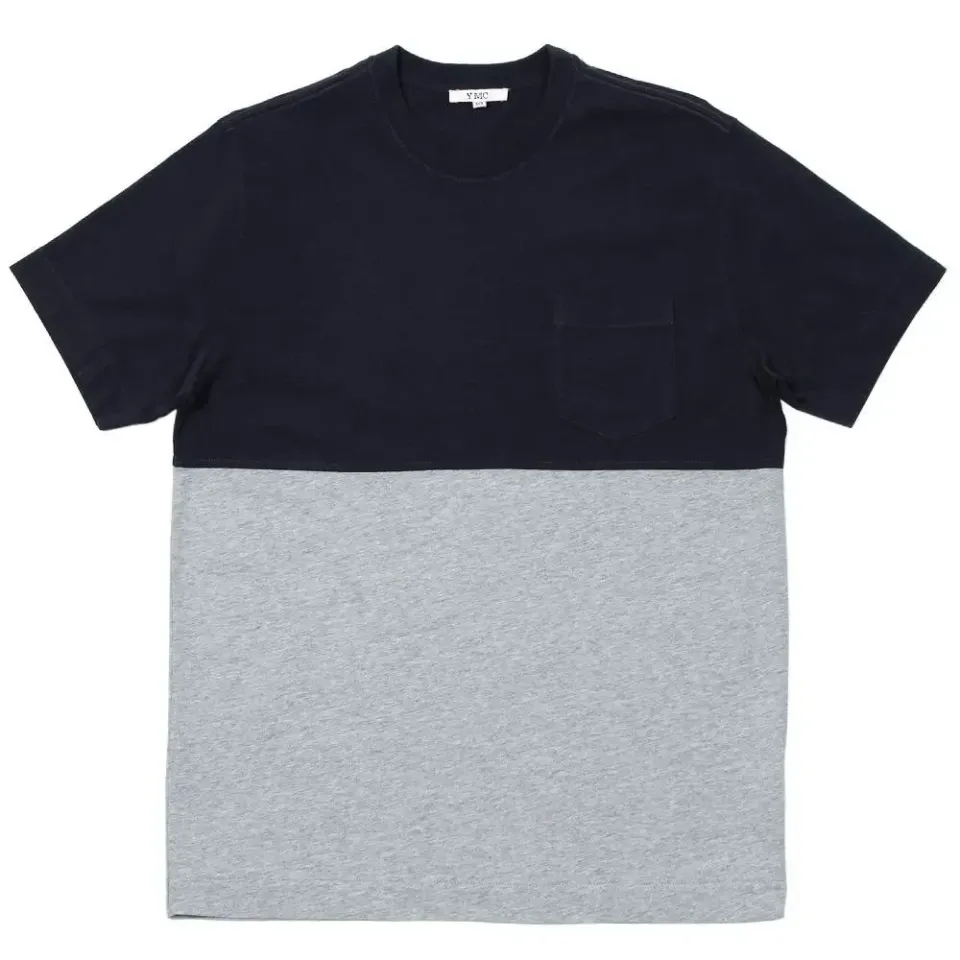 Contrast Melange Pocket Tee