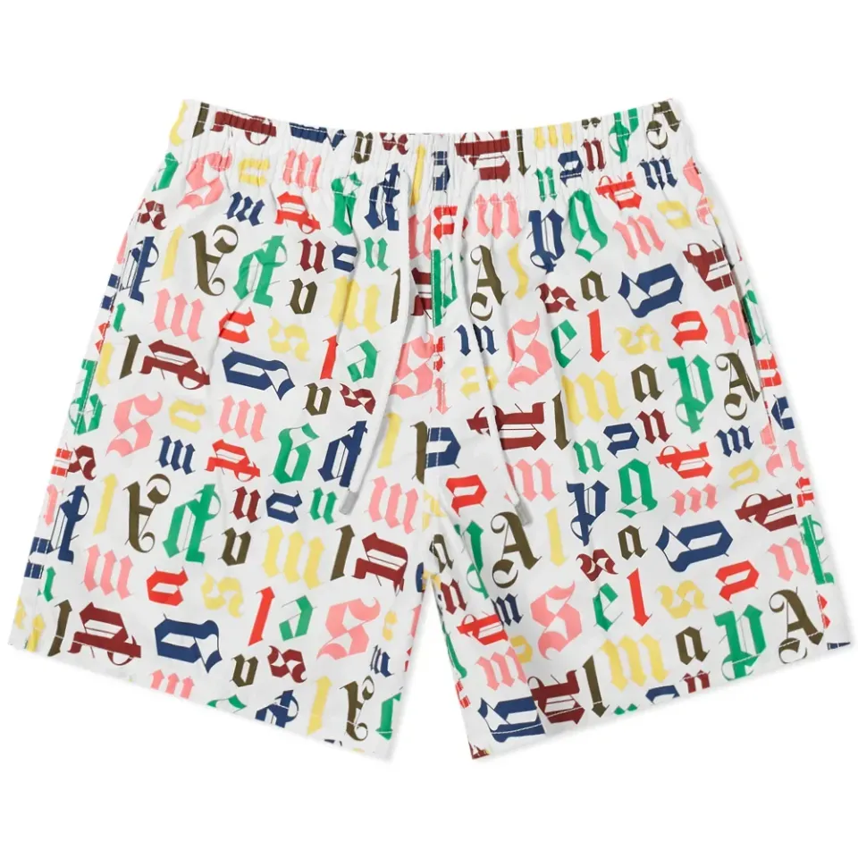 x Vilebrequin All Over Logo Swimshorts
