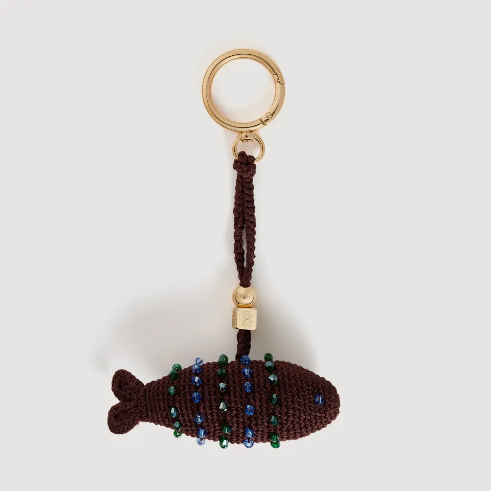 Hand-crocheted keyring