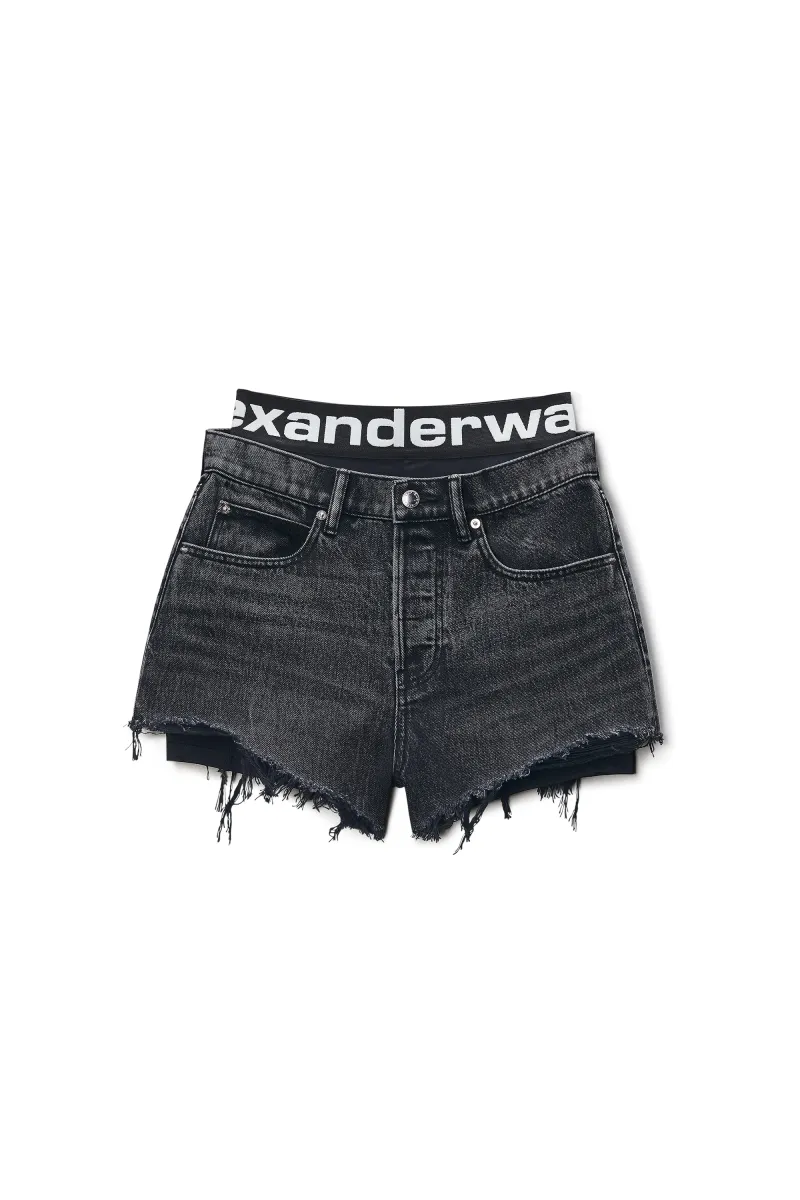PRE-STYLED RELAXED LOGO BIKE SHORT