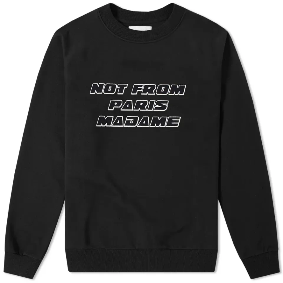 Not from Paris Block Logo Crew Sweat