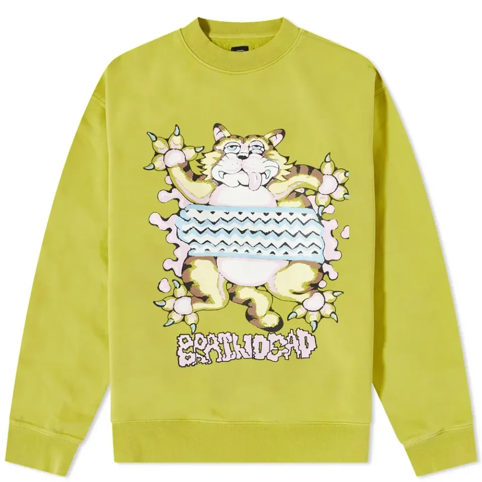 Relaxed Cat Crew Sweat