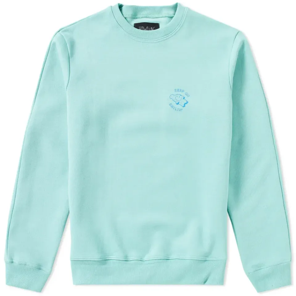 Howlin' Keep on Smilin' Crew Sweat