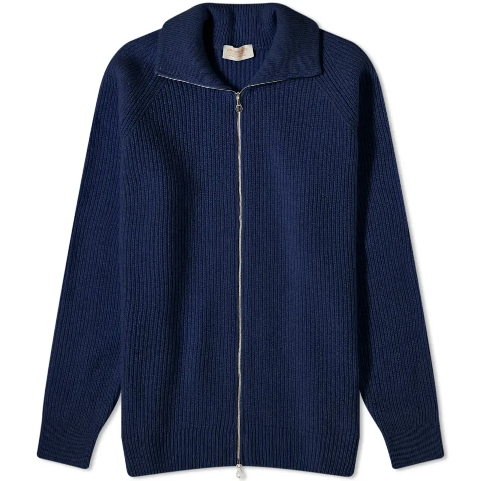 Thatch Ribbed Zip Knit