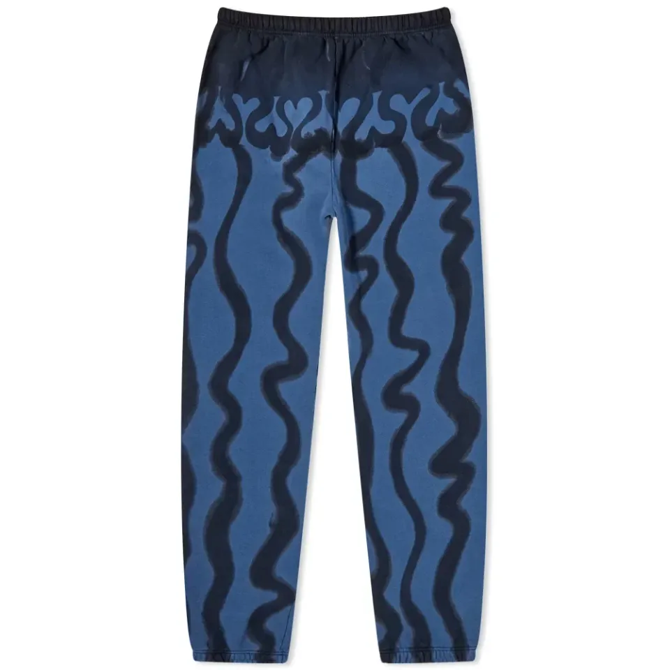 Wavy Print Sweat Pant