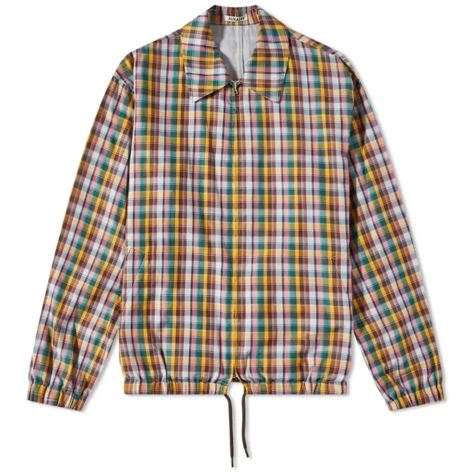 Madras Check Zip Jacket
