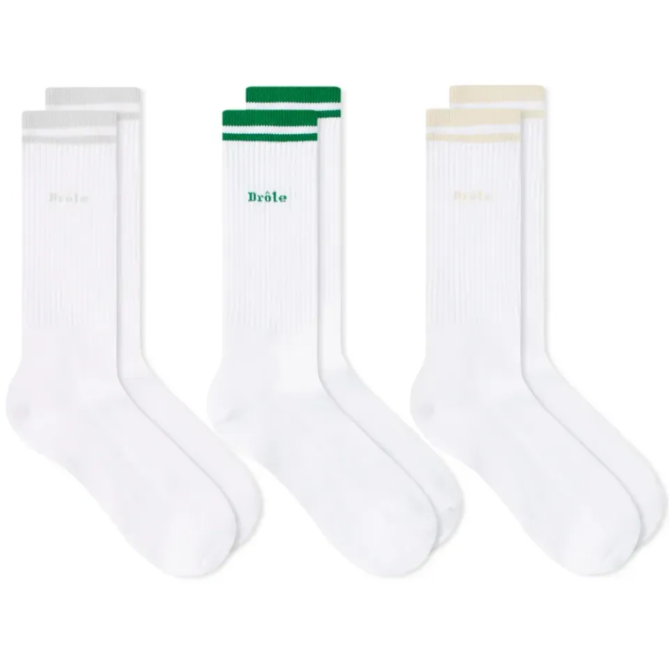 3 Pack Logo Sock