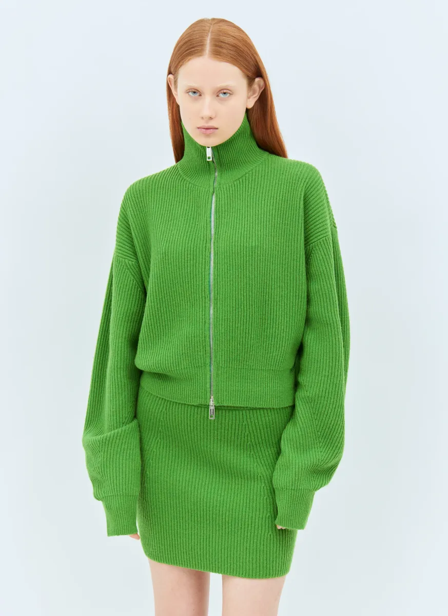 Wool-And-Cashmere-Blend Cardigan
