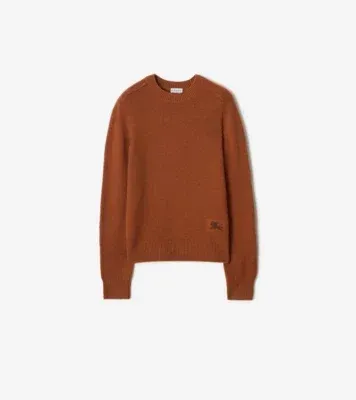 Cashmere Sweater in Ginger orange