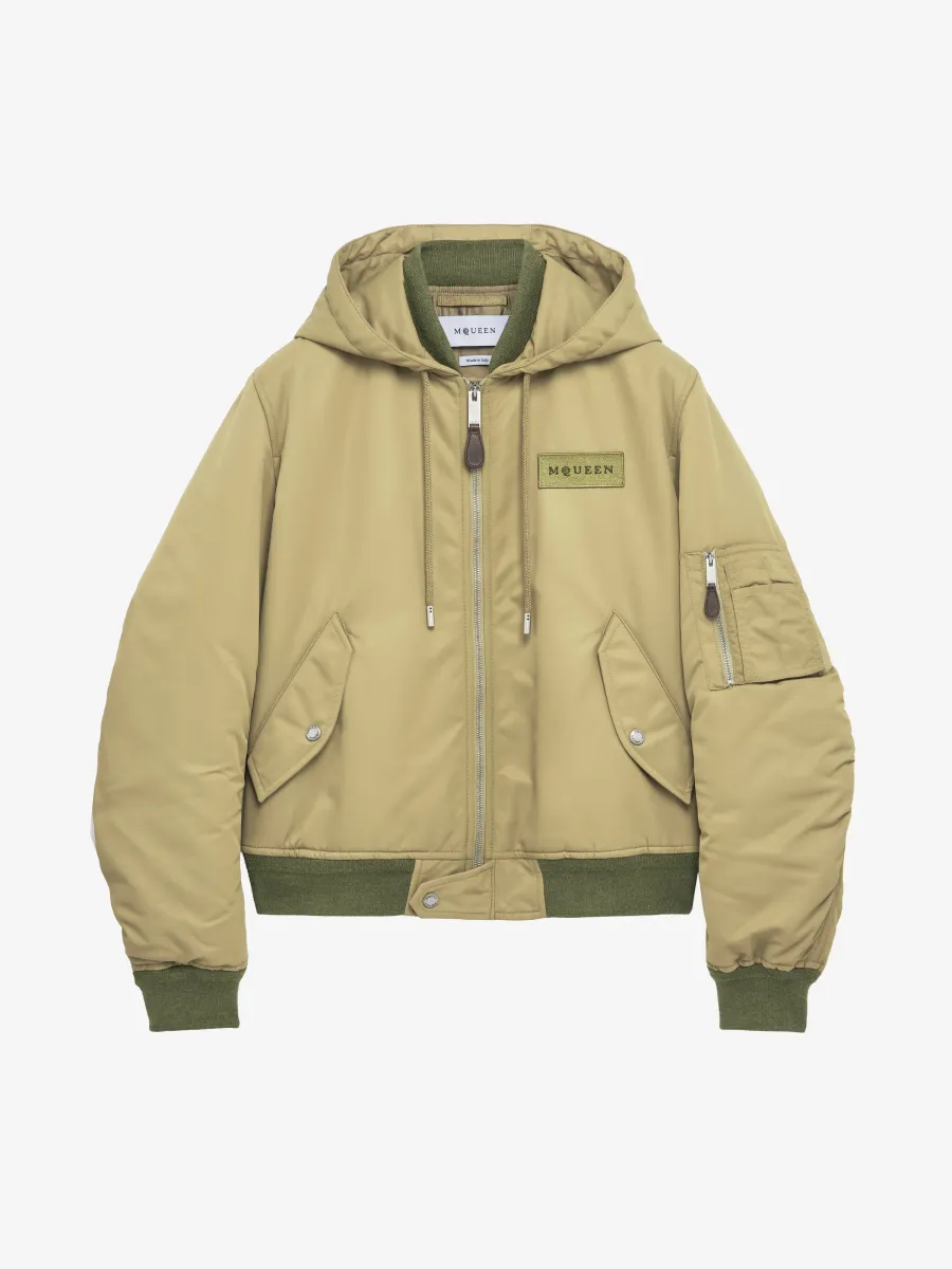 Hooded Nylon Jacket