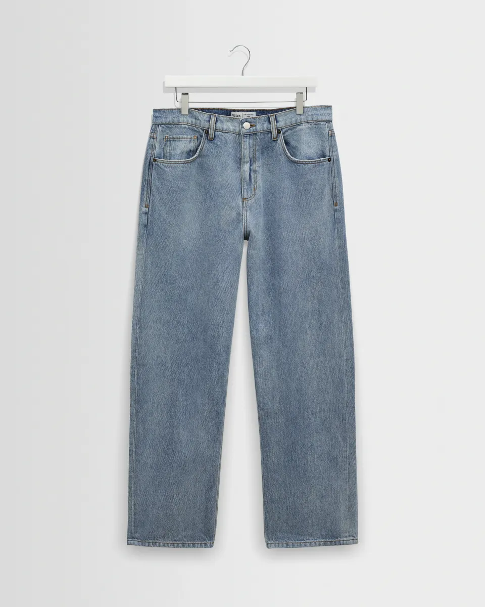 Felix - Light Blue Wash Loose Fit Denim Jeans