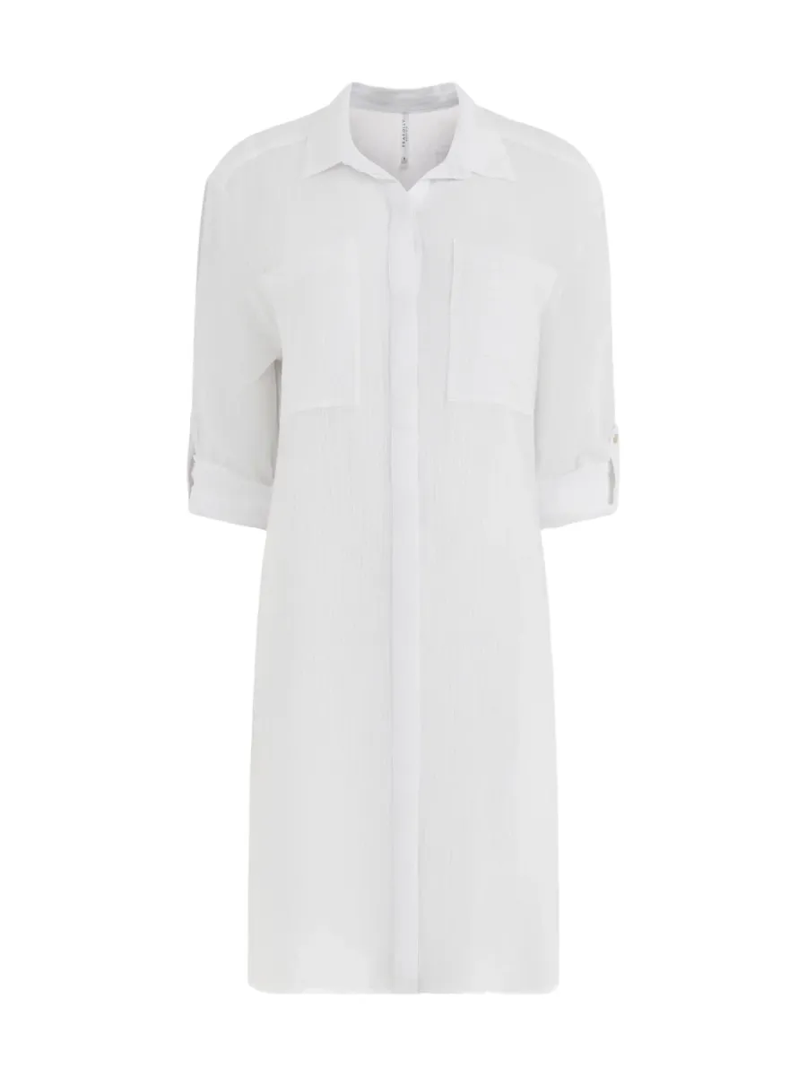 Crinkle Twill Beach Shirt