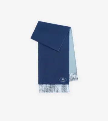 Knight Cashmere Scarf in Torrent blue