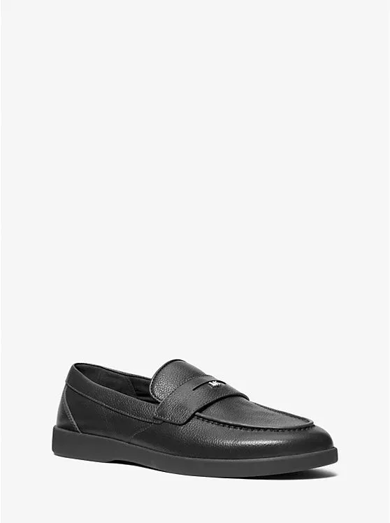 Wesley Pebbled Leather Loafer