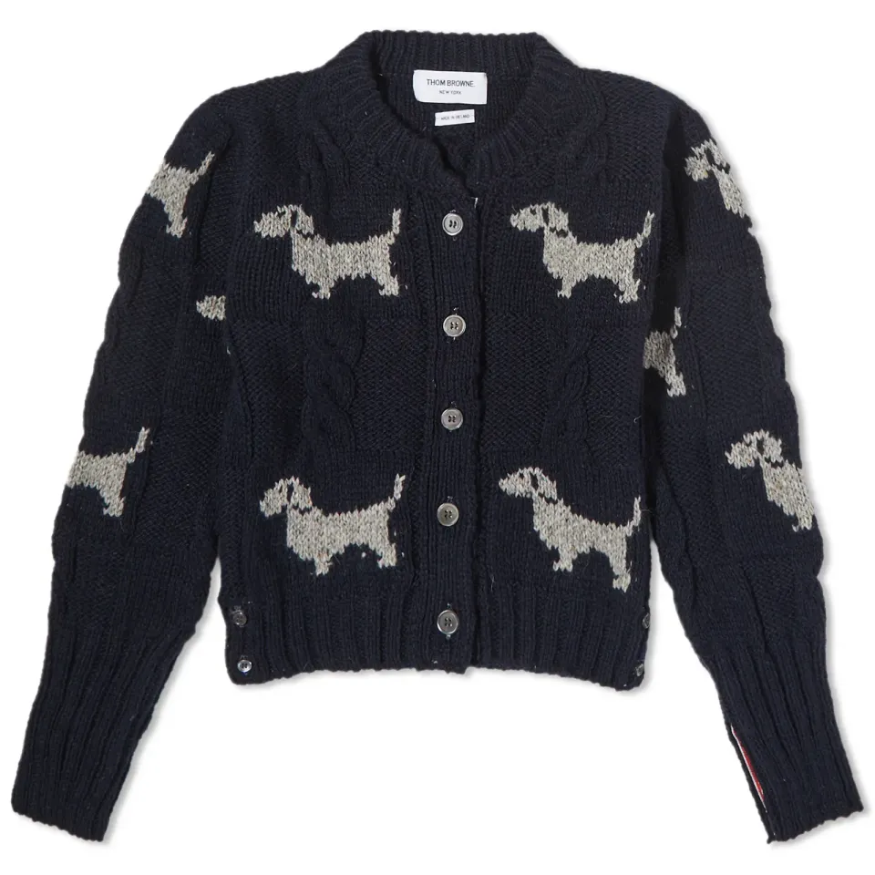 Hector Intarsia Cable Crew Knit