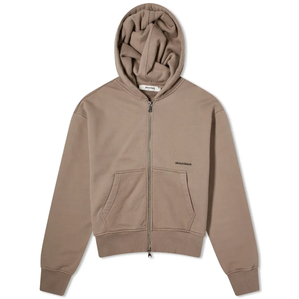 Box Logo Zip Hoodie