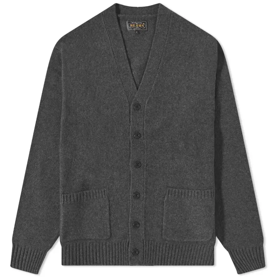 7G Elbow Patch Cardigan