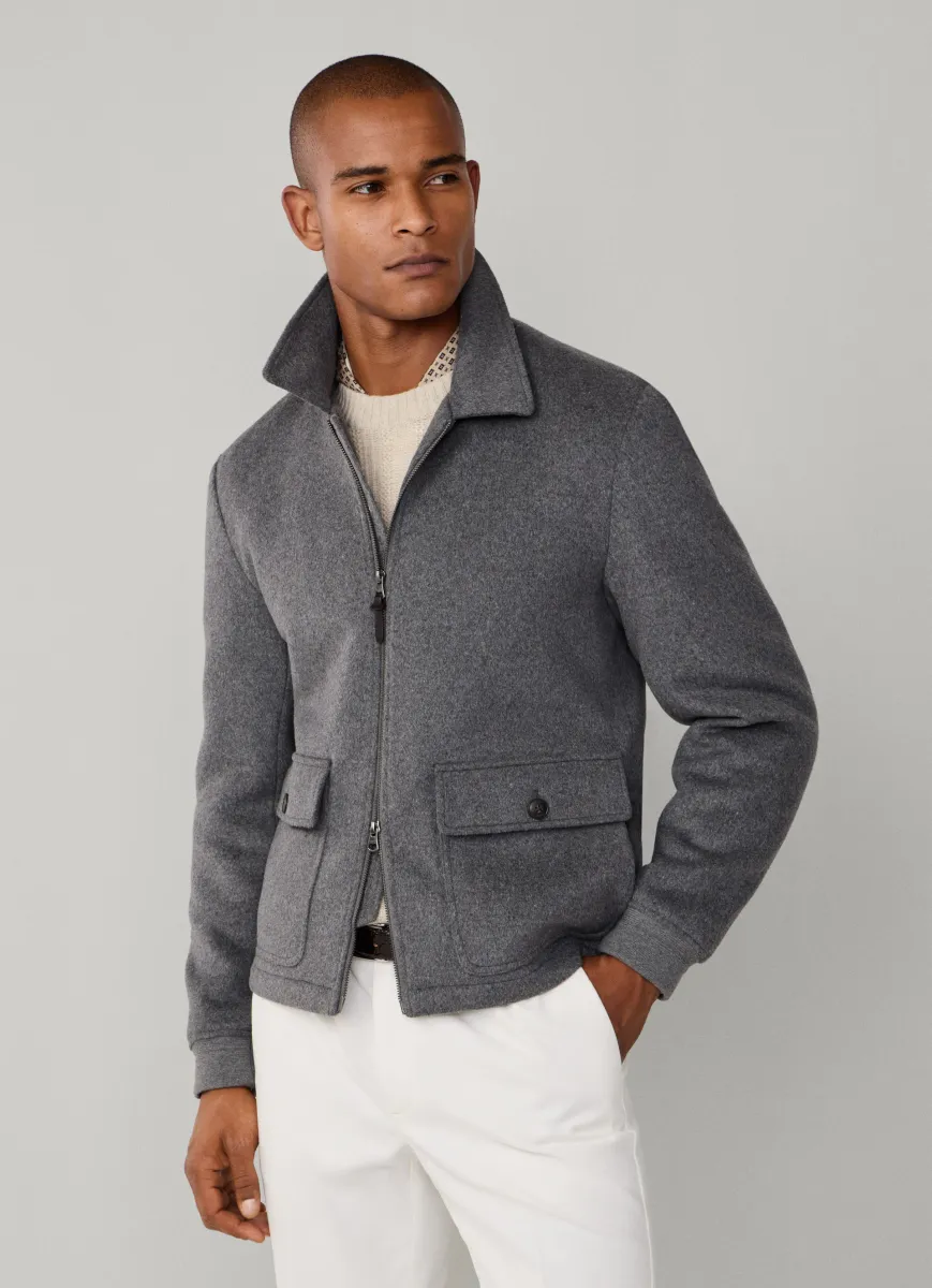 Quilted Blouson Jacket