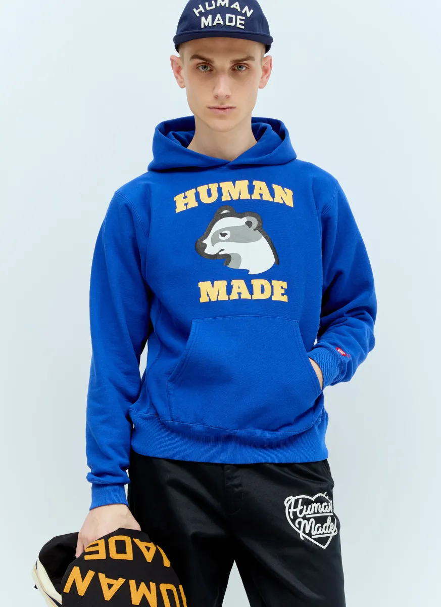 Logo Print Hooded Sweatshirt