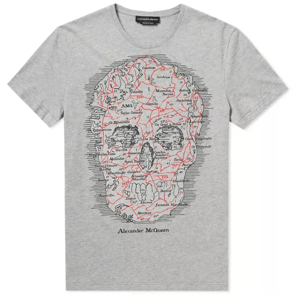 Skull Map Tee