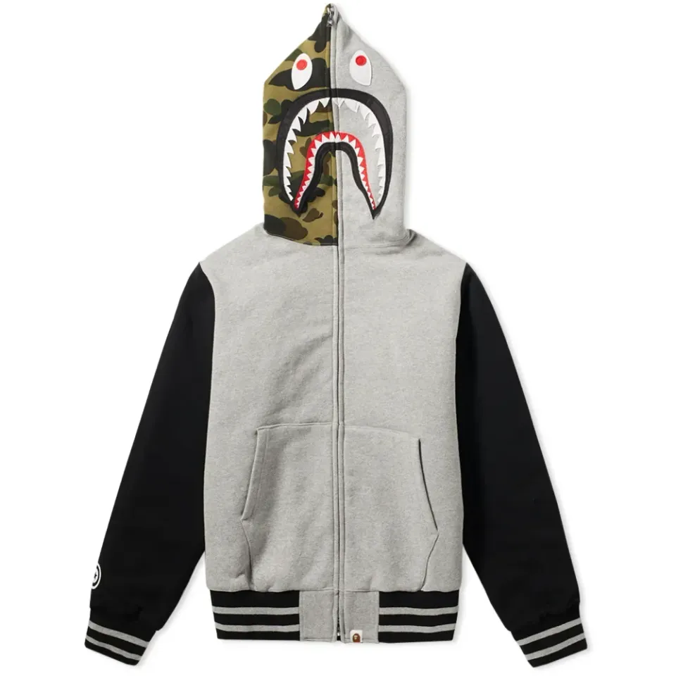 Shark Sweat Varsity Hooded Jacket