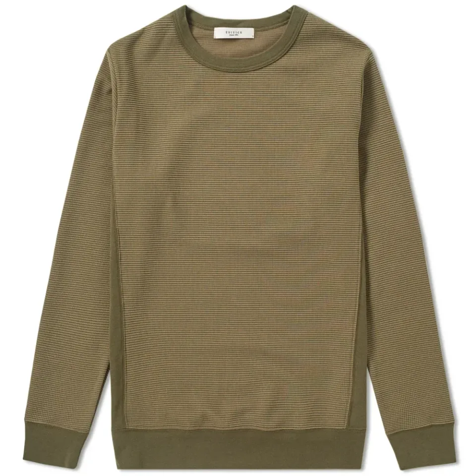 Lightweight Stripe Crew Sweat
