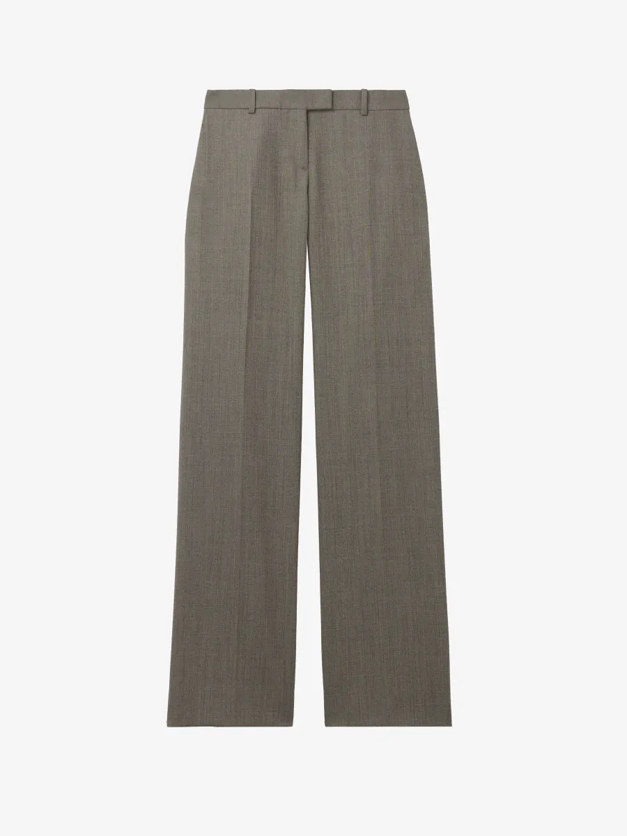 Straight Leg Bumster Trousers