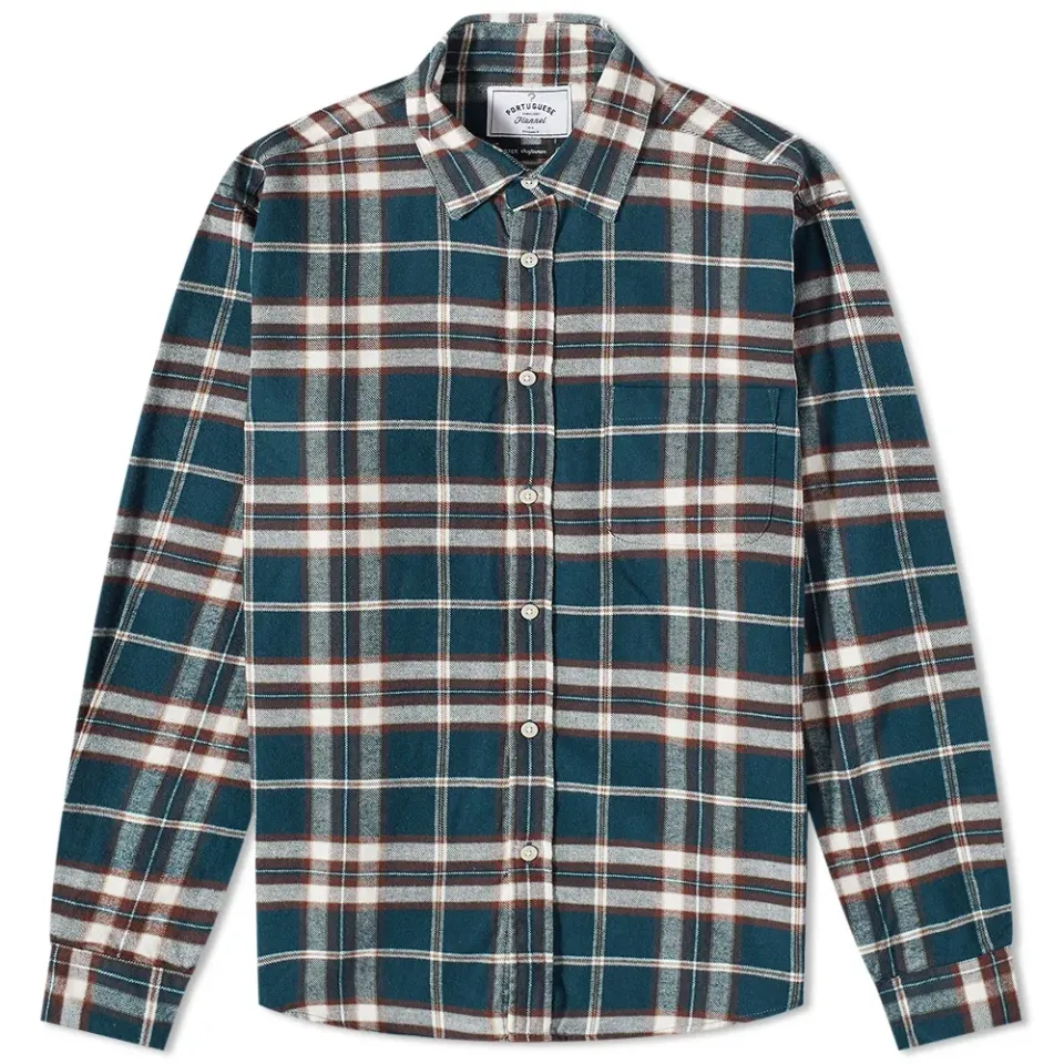 Smooth Check Flannel Shirt
