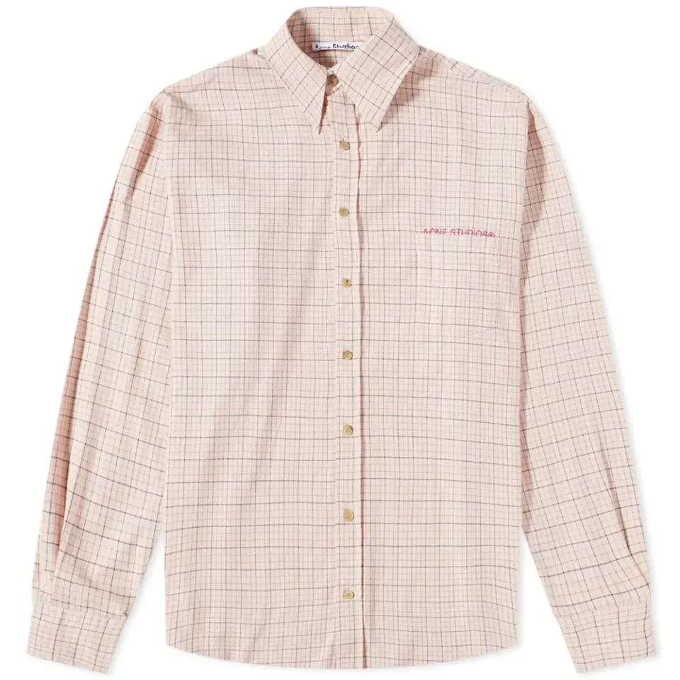Sandros Windowpane Check Shirt