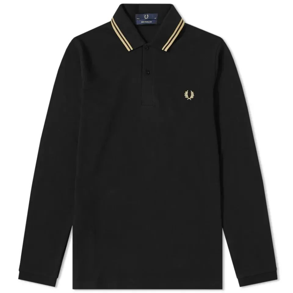 Fred Perry Reissues Long Sleeve Original Twin Tipped Polo