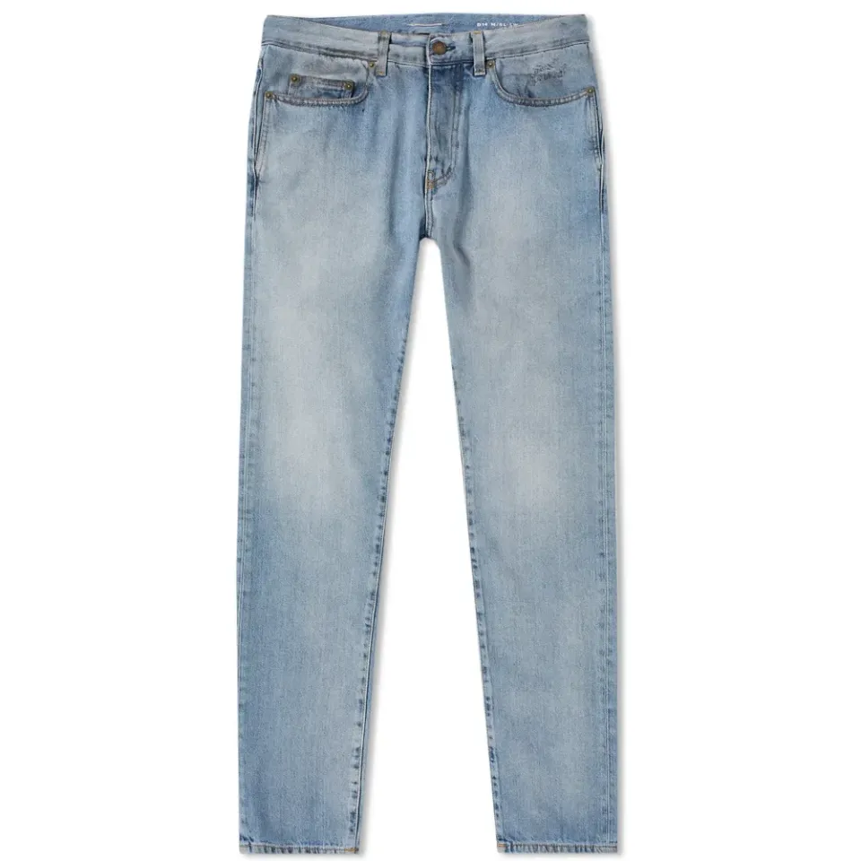 Slim Embroidered Jean