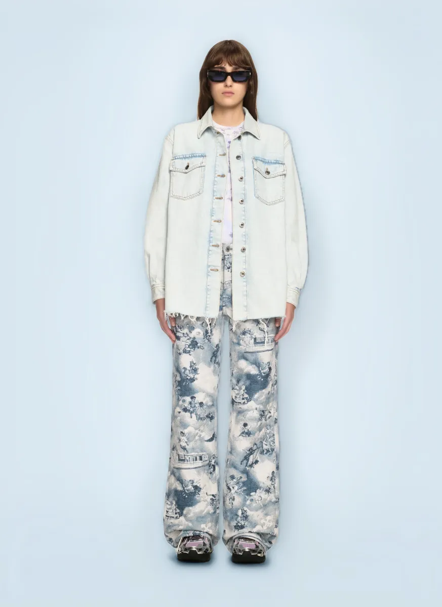 Fresco Arrow Denim Shirt Jacket